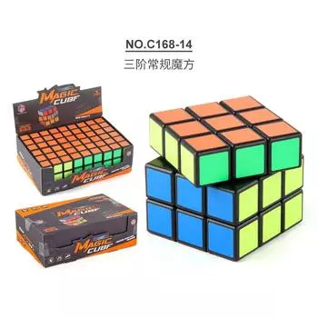 Детская наука и образование головоломка Кубик Рубика игрушка 6 шт. Кубик Рубика третьего порядка соревновательный конкурентный гладкий 5,7 см Кубик Рубика прямого порядка