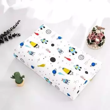 Детская наволочка для подушки от 1 до 6 лет, специальная наволочка для латексной подушки, наволочка из чистого хлопка с рисунком «Четыре сезона»