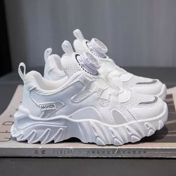 Детская нескользящая износостойкая дышащая модная уличная обувь для спорта и отдыха Детская обувь Обувь для отца Кроссовки 26 розовый