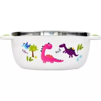 Детская нескользящая миска Cooldino из нержавеющей стали, разные цвета, 1 шт., Популярные корейские товары для родителей