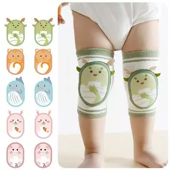 Детская нескользящая подушка для ползания, защита для младенцев и малышей, наколенник, гетры для ног, аксессуары для девочек и мальчиков, лето оранжевый