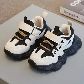 Детская новая спортивная обувь осенняя удобная дышащая обувь для девочек кроссовки кукла может носить папу обувь детский сад одноклассники 23 розовый