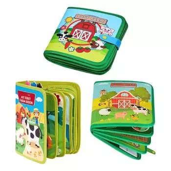 Детская обучающая доска Раннее образование Просвещение Ферма животных Детская раскадровка, детская головоломка Экологические игрушки One Size