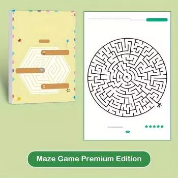 Детская обучающая книга-лабиринт для концентрации внимания, развивающее мышление, игра-головоломка, игрушки для развития интеллекта Advanced