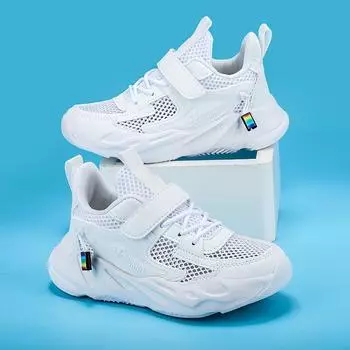 Детская обувь 2024. Весенне-осенняя детская обувь для отдыха с сетчатым лицом 28-40. 28