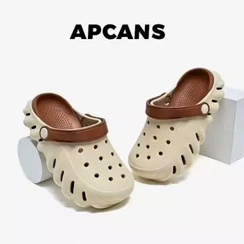 Детская обувь Cave, повседневная нескользящая верхняя одежда для мальчиков и девочек, супермягкие сандалии с толстой подошвой, пляжные тапочки для малышей 26-27