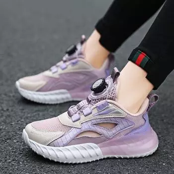 Детская обувь Детская сетчатая дышащая обувь Детские летние кроссовки для мальчиков и девочек сетчатые сандалии Size26,Foot Length:16.5cm чёрный