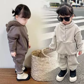 Детская обувь детские хлопковые сапожки бархатная детская обувь теплые зимние сапоги зимняя обувь для девочек малышей короткие сапоги для мальчиков factory order price 16-19 whole pieces (120 pairs) бежевый