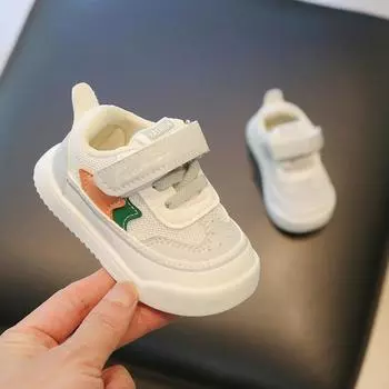 Детская обувь для доски, детская легкая прогулочная обувь на мягкой подошве, детская спортивная повседневная обувь с сеткой 15 серый