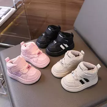 Детская обувь для малышей Весна и осень Новые спортивные туфли для мальчиков Мягкая подошва Детская повседневная обувь Кроссовки для девочек на липучках 16