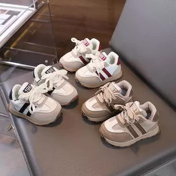 Детская обувь для малышей весна и осень новые повседневные спортивные туфли для мальчиков универсальные кроссовки Forrest Gump кроссовки для девочек 16