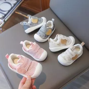 Детская обувь для отдыха на природе 2025 года. Нескользящая обувь для мальчиков с мягкой подошвой. 16 розовый