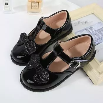 Детская обувь для выступлений, обувь для принцессы soledgirl 26 чёрный