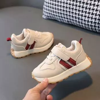 Детская обувь, кроссовки для девочек, детская сетчатая дышащая детская обувь, кроссовки для маленьких девочек, обувь на плоской подошве, уличные кроссовки 21 розовый