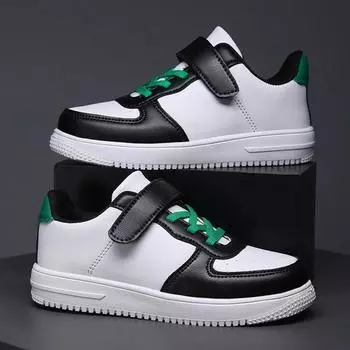 Детская обувь Кроссовки для мальчиков Школьные Кожаные Детские Повседневные Кроссовки Теннисные Спортивные Туфли для Мальчика 28