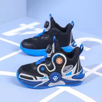 Детская обувь летняя новая студенческая сетка дышащая детская спортивная обувь детская сетчатая обувь кроссовки Size 29,Foot Length:18cm красный