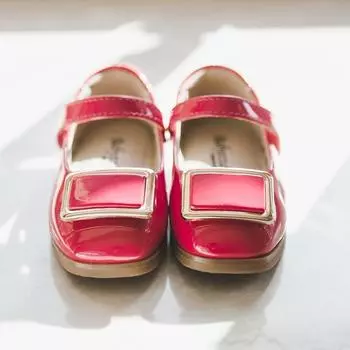 Детская обувь на плоской подошве Baby Jam для девочек ярко-розовый-D205 130