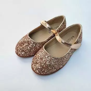 Детская обувь на плоской подошве Baby Jam для девочек, золотистая, Y41 150