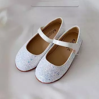 Детская обувь на плоской подошве Baby Jam для девочек, белый-Y41 150