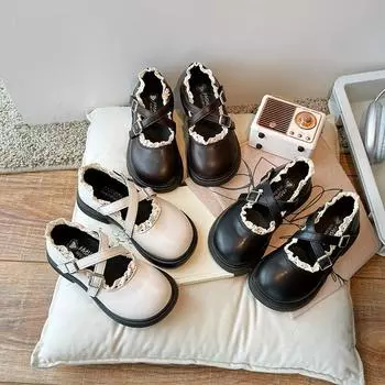 Детская обувь на плоской подошве, однотонная, удобная обувь 26-insole16cm бежевый