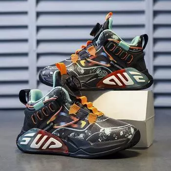 Детская обувь. Новые мужские баскетбольные кроссовки среднего и большого размера. 31