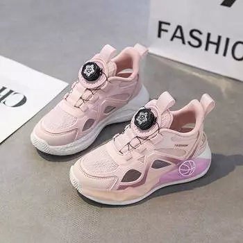 Детская обувь, обувь для девочек, дышащие кроссовки, новая летняя детская спортивная обувь Size30 ,Foot Length18.5cm белый