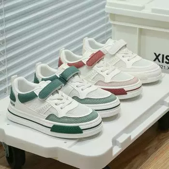 Детская обувь Обувь для досок Обувь для сеток Обувь для мальчиков и девочек 25 белый