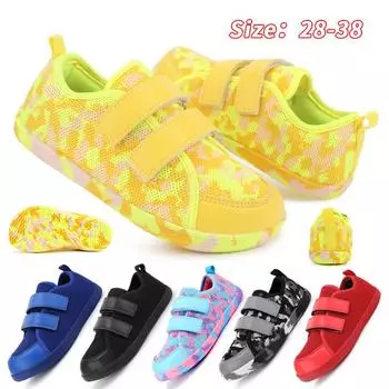 Детская обувь Повседневная обувь Обувь для родителей и детей Модная обувь Детская трендовая универсальная повседневная модная обувь с вращающимися пуговицами Баскетбольная обувь 28 жёлтый