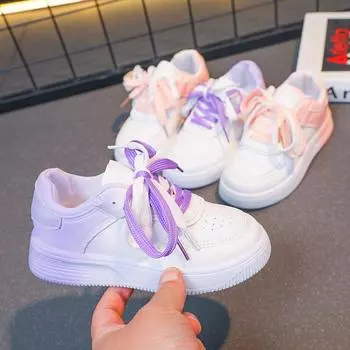 Детская обувь, повседневные кроссовки с дышащей сеткой, удобная детская спортивная обувь для мальчиков и девочек, уличные нескользящие баскетбольные кроссовки для бега 31 фиолетовый