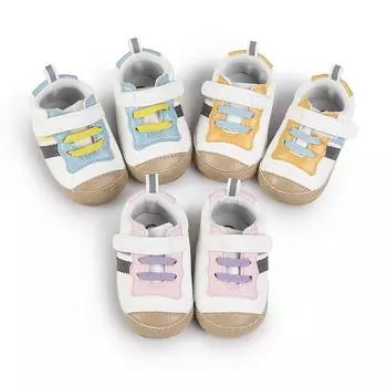 Детская обувь Ретро дышащая нескользящая детская обувь с мягкой подошвой 13