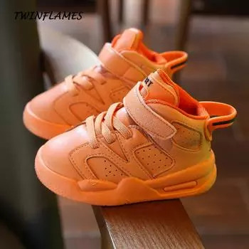 Детская обувь TWINFLAMES, детская спортивная обувь, новинка 2022 года, обувь с мягкой подошвой для мальчиков и девочек, детская обувь для малышей 15 бежевый