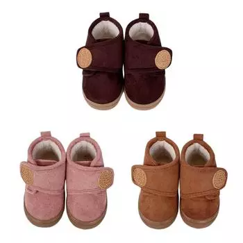 Детская обувь, зимние хлопковые зимние ботинки с низким берцем для мальчиков, детские модные плюшевые теплые ботильоны, спортивная обувь 27