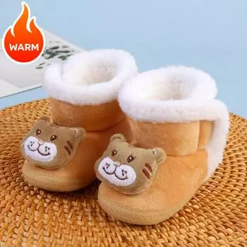 Детская обувь зимняя теплая на липучках зимняя детская обувь для ходьбы 12