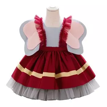 Детская одежда 1 год день рождения платье принцессы для маленьких девочек крестины кружевная пачка свадебные платья выпускное платье праздничное платье AXFX01 70 серый