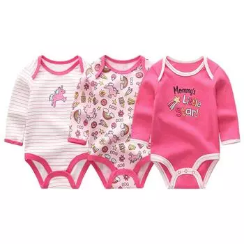 Детская одежда, комбинезоны для мальчиков и девочек, одежда для младенцев с героями мультфильмов, комбинезоны для новорожденных, пижамная одежда 3M белый