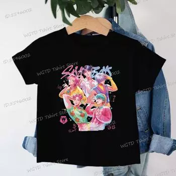 Детская одежда KPop Охотники на демонов Saja Мальчики Графические футболки Мода 2025 Кино Повседневные топы Хлопок Одежда для девочек и мальчиков Подарки 110