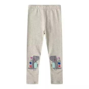 Детская одежда Леггинсы Детская удобная верхняя одежда Брюки 2024 Девочки 100 серый