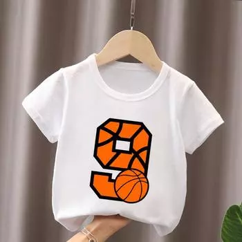 Детская одежда, летняя футболка с рисунком для девочек в стиле аниме, одежда с героями мультфильмов, детский топ, подарок, новинка 2T(90cm)