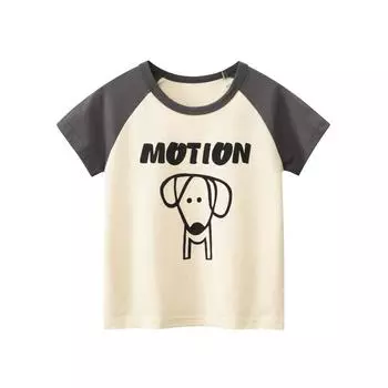 Детская одежда Одежда для маленьких девочек Детская футболка с короткими рукавами 90cm