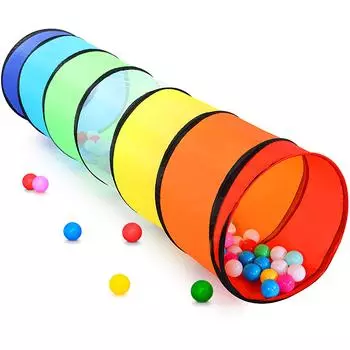 Детская палатка-туннель для помещений, детский бассейн с шариками для девочек, игровое оборудование One Touch с сумкой для хранения, складная, идеальный подарок для ребенка, подарки, игровой домик