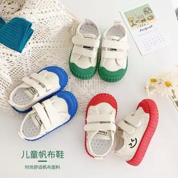Детская парусиновая обувь Zapatillas, осенняя, новая, спортивная обувь для мальчиков, повседневная обувь для девочек, детские кроссовки, обувь для девочек, детская обувь Zapatillas Nia 21-insole13.5cm красный