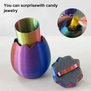 Детская пасхальная игрушка в виде яйца, красочные капсулы для яиц, сюрприз, наличные, украшения внутри, пасхальные