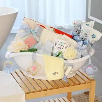 Детская пекарня, корзина для детской ванны, уход за ребенком, подарочный набор из 11 предметов для девочек, корейские детские товары