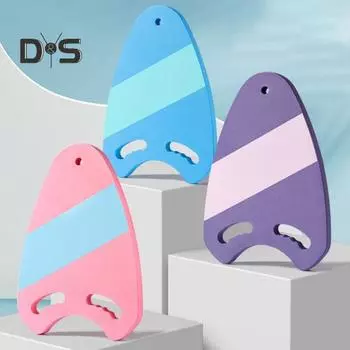 Детская плавательная доска для бассейна, плавающая доска с отверстиями для поручней, средство для обучения плаванию для начинающих, летняя игрушка для бассейна розовый