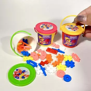 Детская пляжная игрушка пластиковое ведро кукольный домик имитация мини-маленькое ведро модель для кукольного домика аксессуары детская игрушка декор onesize