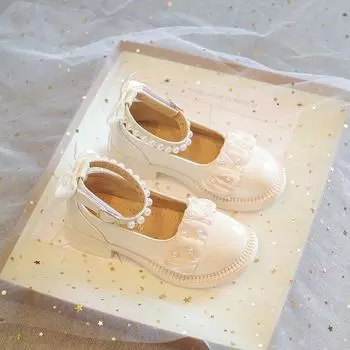 Детская пляжная обувь. Детские сандалии Baotou с мягкой подошвой. Модные римские сандалии для девочек. 36 белый