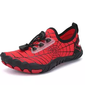 Детская пляжная обувь для плавания с мягкой подошвой и резиновой паутиной, 28-37 лет, спортивная обувь для занятий водной деятельностью, детская обувь 28 розовый