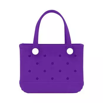 Детская пляжная сумка для хранения, сумка-мешок, многоцветная, модный дизайн One Size фиолетовый