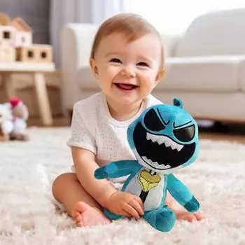 Детская плюшевая игрушка 9,8 Кошмарные твари мягкая кукла для детей мягкий удобный подарок жёлтый