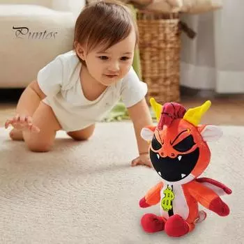 Детская плюшевая игрушка 9,8 Кошмарные твари мягкая кукла для детей мягкий удобный подарок милый выбор на день рождения Рождество жёлтый